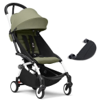 Stokke Passeggino Yoyo 3 White-Olive con Poggiagambe