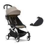 Stokke Passeggino Yoyo 3 White-Taupe con Poggiagambe