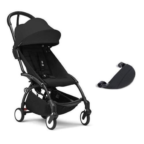 Stokke Passeggino Yoyo 3 Black con Poggiagambe