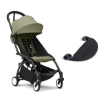 Passeggino Stokke Yoyo 3 Black-Olive con Poggiagambe