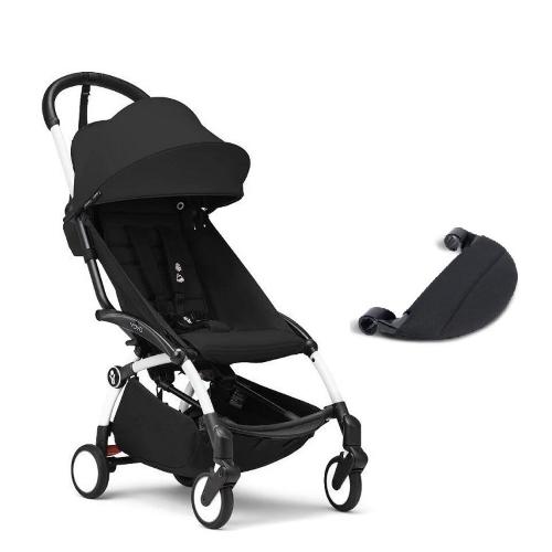 Stokke Passeggino Yoyo 3 White-Black con Poggiagambe