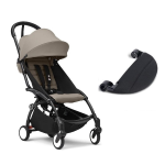 Stokke Passeggino Yoyo 3 Black-Taupe con Poggiagambe