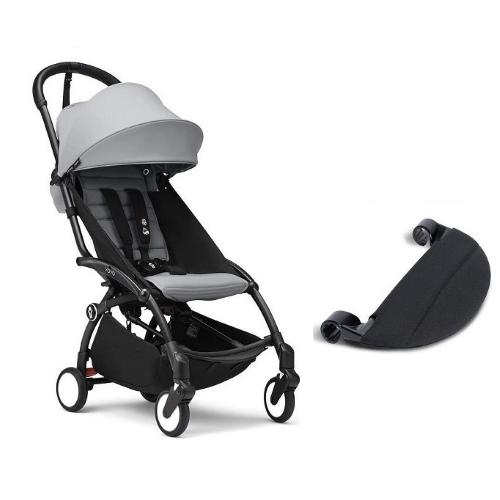 Passeggino Stokke Yoyo 3 Black-Stone con Poggiagambe
