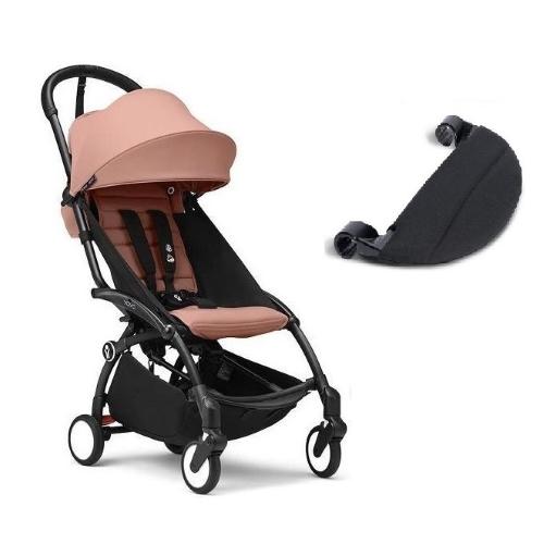 Stokke Passeggino Yoyo 3 Black-Ginger con poggiagambe