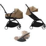 Stokke Trio Yoyo 3 Black-Toffe con Cloud T Plus I-Size