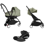 Stokke Trio Yoyo 3 Black-Olive con Cybex Cloud T I-Size