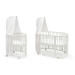 Stokke Set Sleepi V3 White con Materassi Tenda e lenzuoli