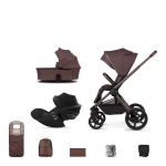 Venicci 3-in-1 Upline 2 SE Burgundy con Cybex Cloud G I-Size