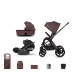 Venicci 3-in-1 Upline 2 SE Burgundy con Cybex Cloud T I-Size
