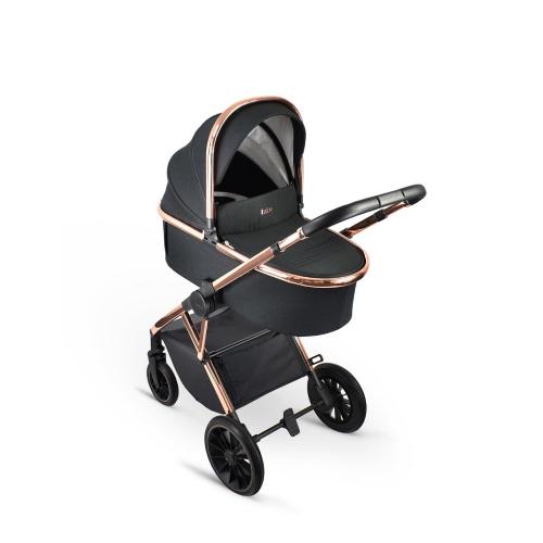 Passeggino 2in1 iBebe Pro Black.