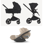 Anex Trio Flo Lungo Black con Cybex Cloud T Plus