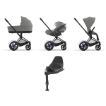 Cybex E-Priam 4 IN 1 Mirage Grey-Matt Black e Isofix