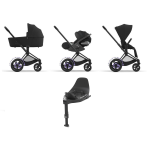 Cybex e-Priam 4 in 1 Sepia Black-Matt Black con Base Isofix