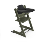 Stokke Seggiolone Tripp Trapp 3 in 1 Marble Green con vassoio