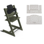 Stokke Seggiolone Tripp Trapp 3 in 1 Marble Green con cuscino