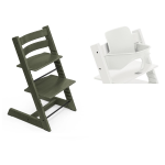 Stokke Tripp Trapp Chair Marble Green con Baby Set
