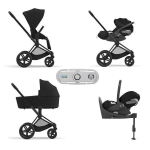 Cybex Priam 4-in-1 Sepia Black-Matt Black con Isofix e Sensor Safe