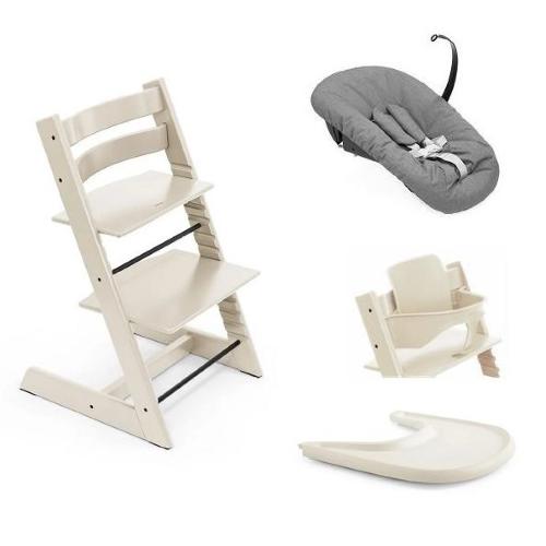 Stokke Seggiolone per neonati Tripp Trapp 4 in 1 Vanilla White