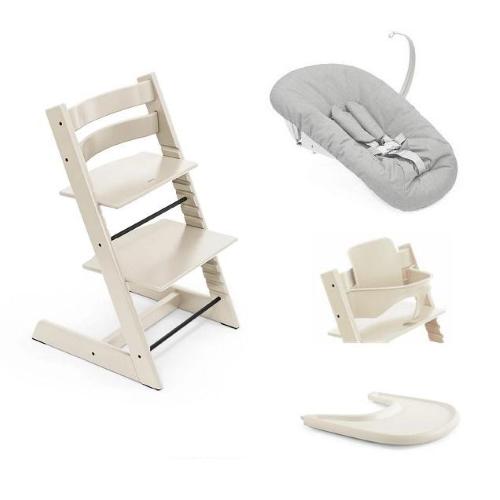 Stokke Seggiolone per neonati Tripp Trapp 4 in 1 Vanilla White