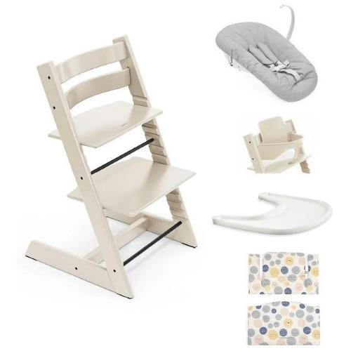 Stokke Seggiolone per neonati Tripp Trapp 5 in 1 Vanilla White