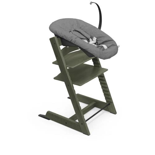 Stokke Seggiolone Tripp Trapp 2 in 1 Marble Green con Newborn