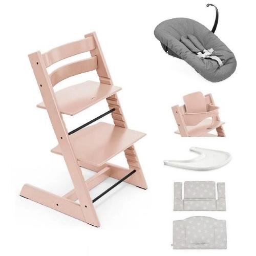 Stokke Seggiolone per neonati Tripp Trapp 5 in 1 Serene Pink