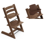 Stokke Seggiolone Tripp Trapp Warm Brown con Baby Set