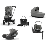 Cybex Priam 4 IN 1 Mirage Grey-Matt Black con Cloud T e Isofix
