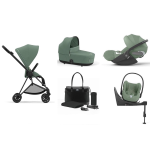 Cybex Mios 4-in-1 Leaf Green con telaio Matt Black Cloud T e Base Isofix