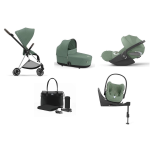 Cybex Mios 4-in-1 Leaf Green con Telaio Chrome Brown Cloud T e Base Isofix