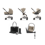 Cybex Mios 4 in 1 Cozy Beige-Rosegold con Cloud T e Isofix