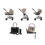 Cybex Mios 4 in 1 Cozy Beige-Matt Black con Cloud T e Isofix