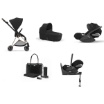 Cybex Mios 4-in-1 Sepia Black-Rosegold Cloud T Plus e Base T Isofix