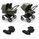 Donkey 5 Trio Gemellare BLACK FOREST GREEN con Cloud G I-Size Plus