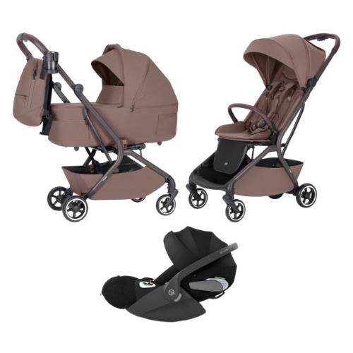 Carrello Baby Trio Magia Glace Pink con Cybex Cloud T I-Size