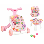 Kikkaboo Push Walker 3 in 1 Grow Pink
