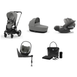 Cybex Priam 4 IN 1 Mirage Grey-Matt Black con Cloud T e Isofix