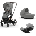 Cybex Trio Priam Mirage Grey-Rosegold e Cloud G Plus i-Size