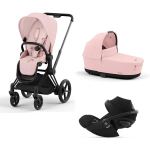 Cybex Trio Priam Peach Pink-Matt Black e Cloud G i-Size