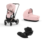 Cybex Trio Priam Peach Pink-Rosegold e Cloud G i-Size
