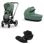 Cybex Trio Priam Leaf Green-Chrome Black e Cloud G i-Size