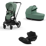 Cybex Trio Priam Leaf Green-Matt Black con Cloud G i-Size