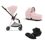 Cybex Trio Mios Peach Pink-Chrome Brown con Cloud G i-Size