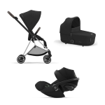 Cybex Trio Mios Sepia Black-Chrome Brown con Cloud G i-Size