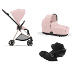 Cybex Trio Mios Peach Pink-Rosegold con Cloud G i-Size
