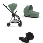Cybex Trio Mios Leaf Green con telaio Matt Black e Cloud G