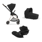 Cybex Trio Mios Sepia Black-Rosegold con Cloud G i-Size
