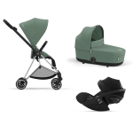 Cybex Trio Mios Leaf Green-Chrome Black con Cloud G i-Size