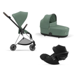 Cybex Trio Mios Leaf Green-Chrome Brown e Cloud G i-Size