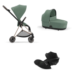 Cybex Trio Mios Leaf Green con Telaio Rosegold e Cloud G